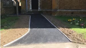 Completed first section of the new access ramp